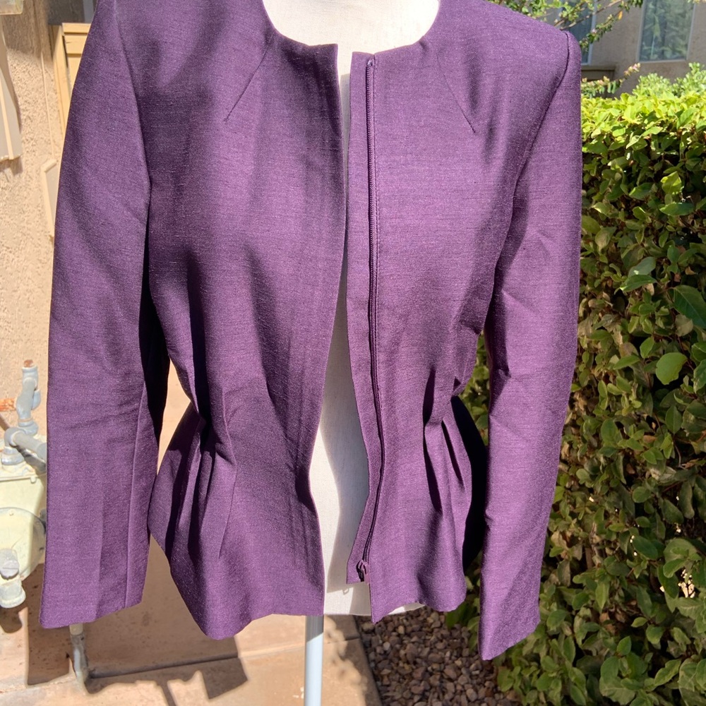 Front zip blazer - Picture 3 of 4